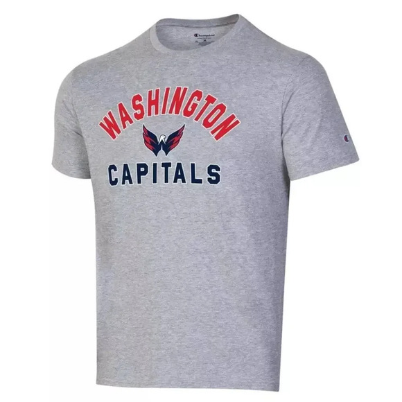 NWT NHL Washington Capitals Heathered Gray Short Sleeve T-Shirt Men's Medium - Picture 1 of 5